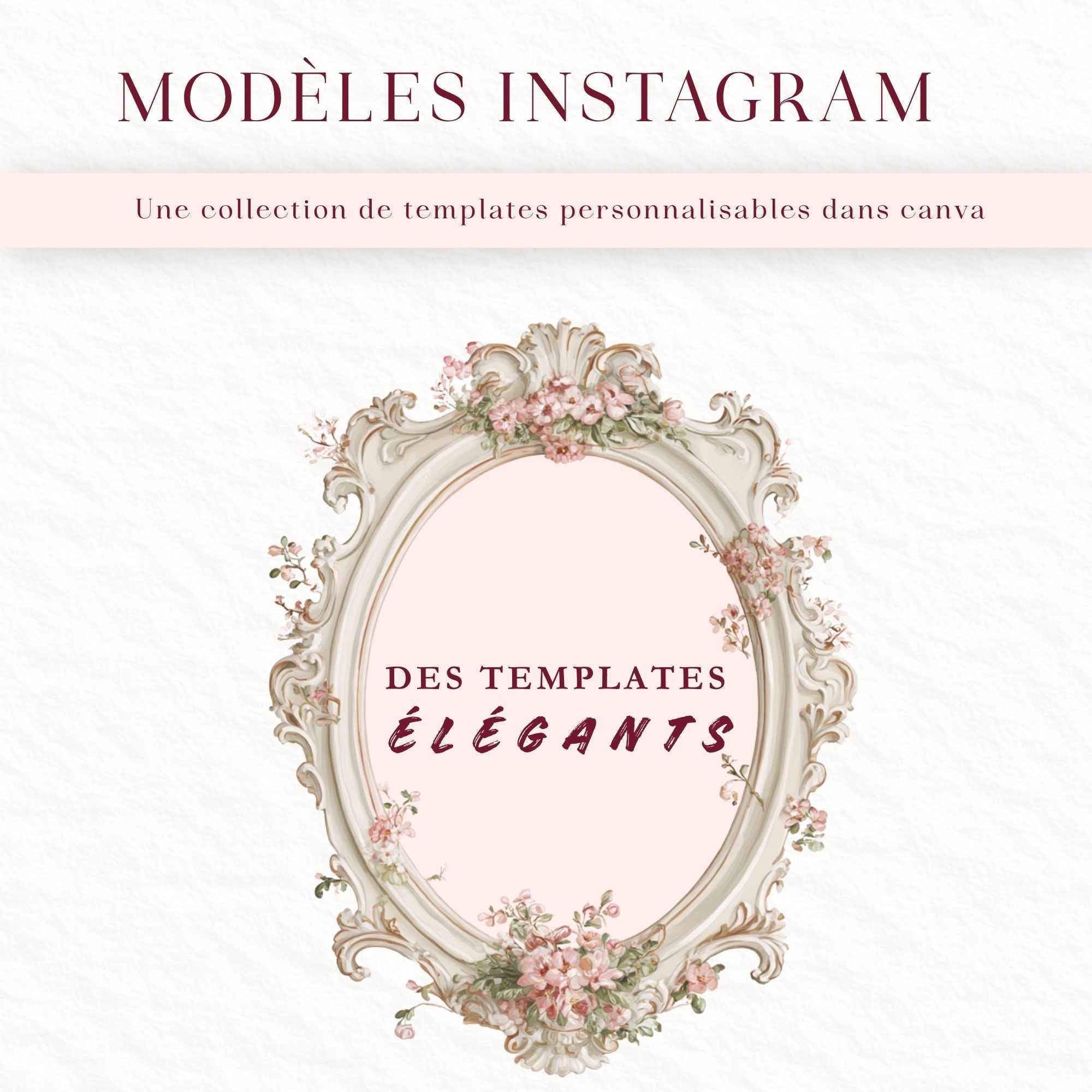 MODÈLES (templates) CANVA PERSONNALISABLES