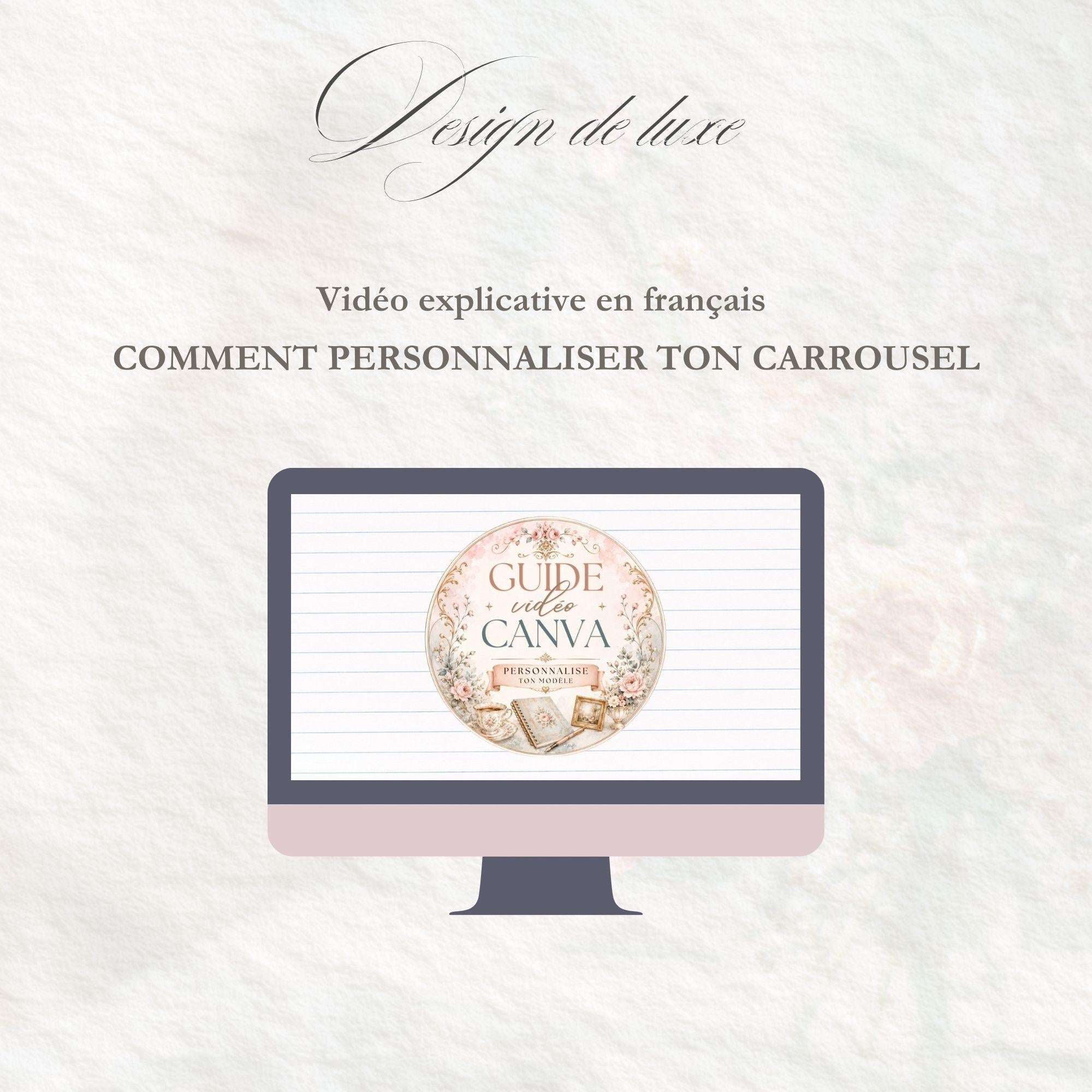 13 Templates Élégants | Modèle Instagram 4:5 | Canva en Français | Carrousel Personnalisable | Téléchargement instantané