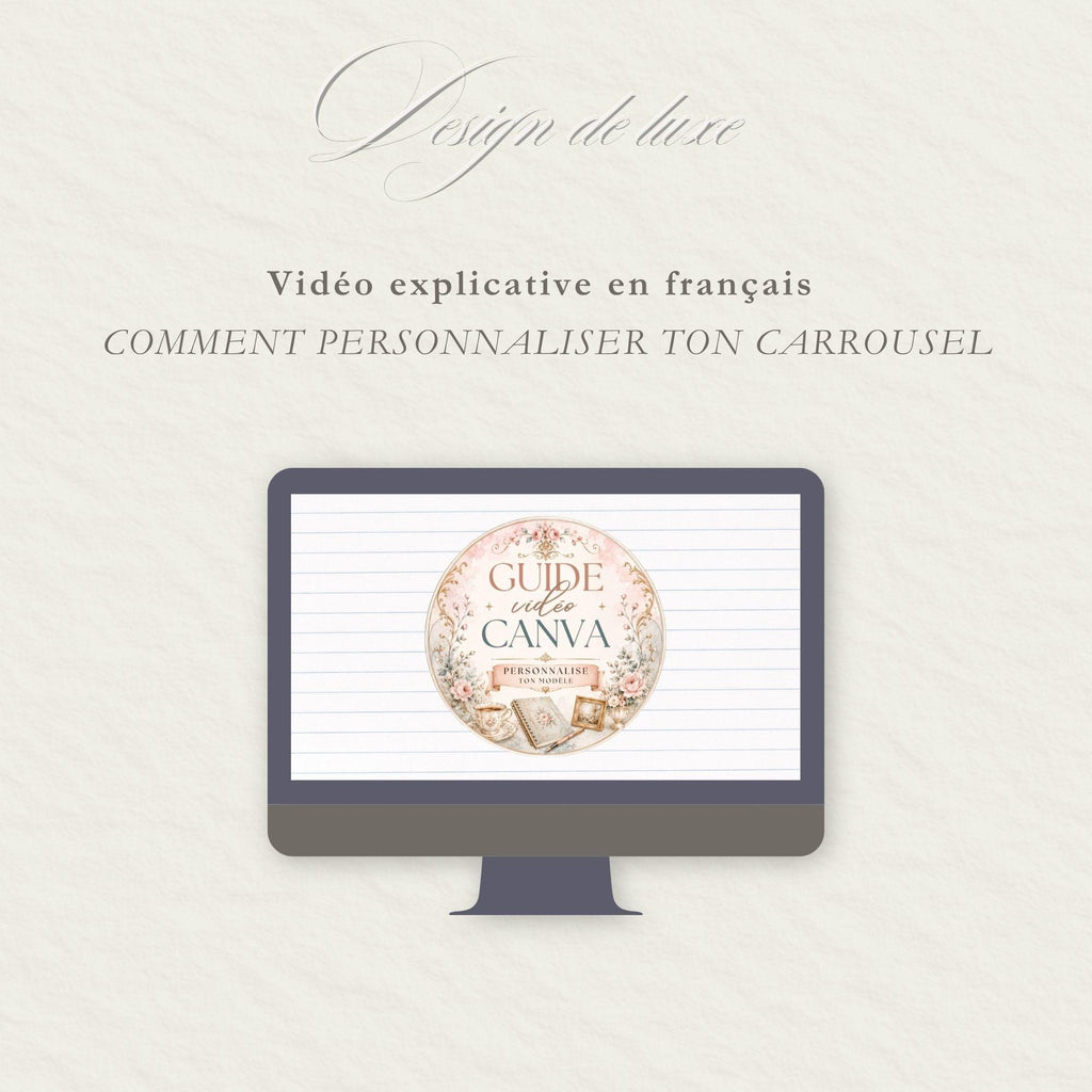 43 Templates Élégants | Modèle Instagram 4:5 | Canva en Français | Carrousel Personnalisable | Digital Download