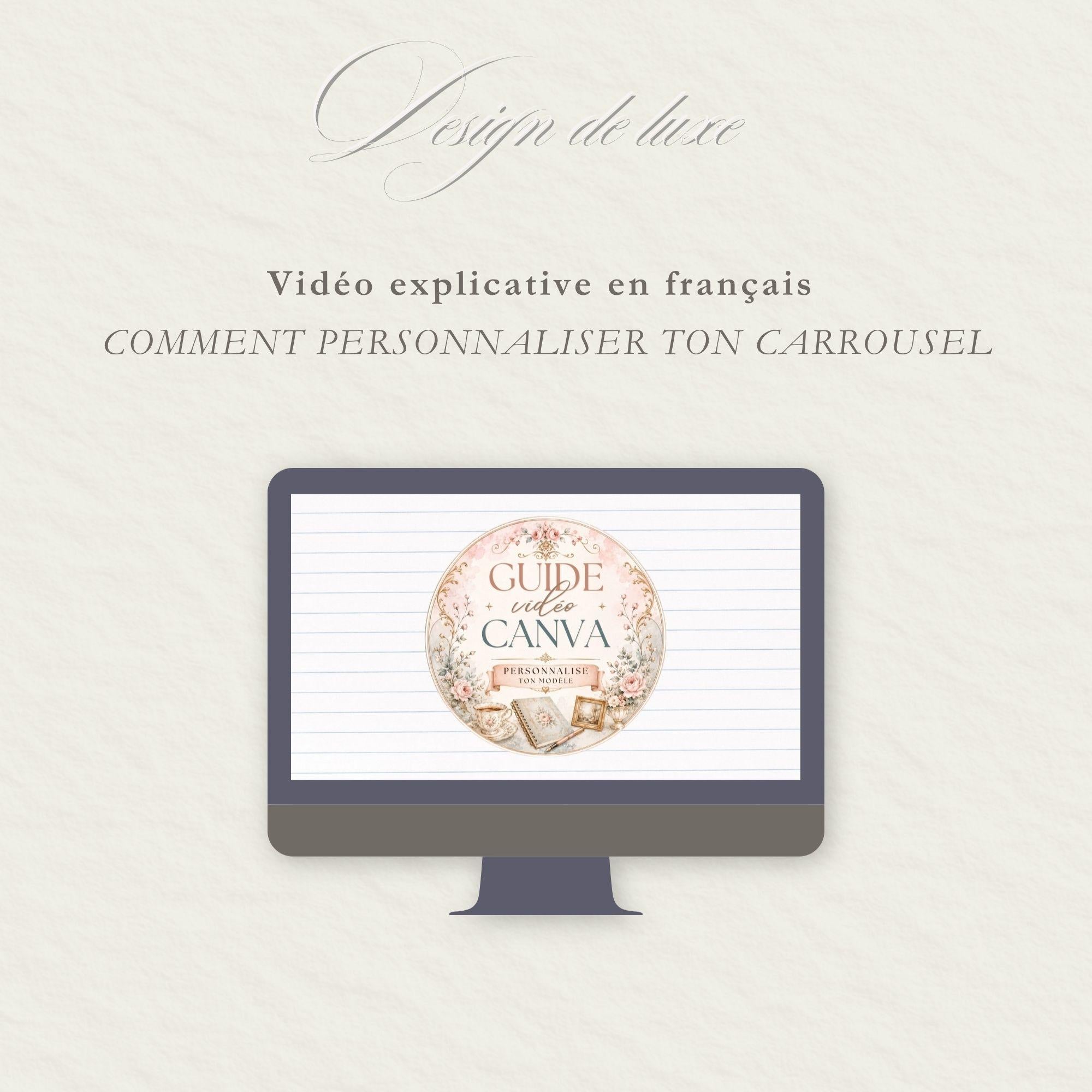 43 Templates Élégants | Modèle Instagram 4:5 | Canva en Français | Carrousel Personnalisable | Digital Download