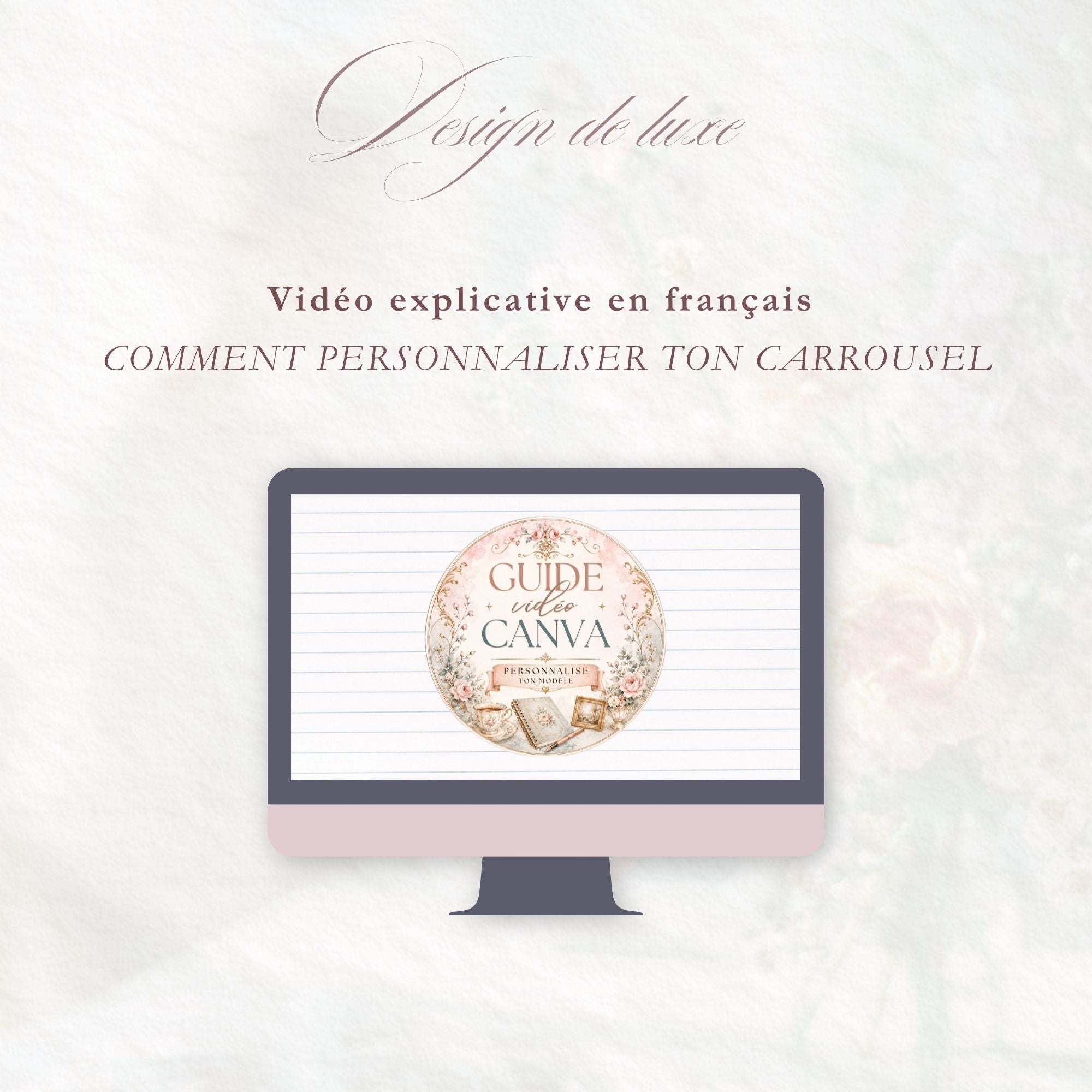 Carrousel Instagram Canva | 14 Templates Élégants | Modèle Instagram 4:5 | Canva en Français | Carrousel Personnalisable