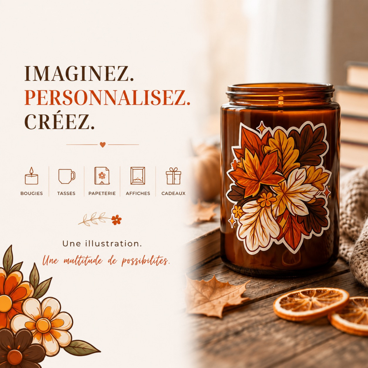 🍂 Automne Rétro — Collection de 26 cliparts
