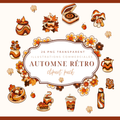 🍂 Automne Rétro — Collection de 26 cliparts