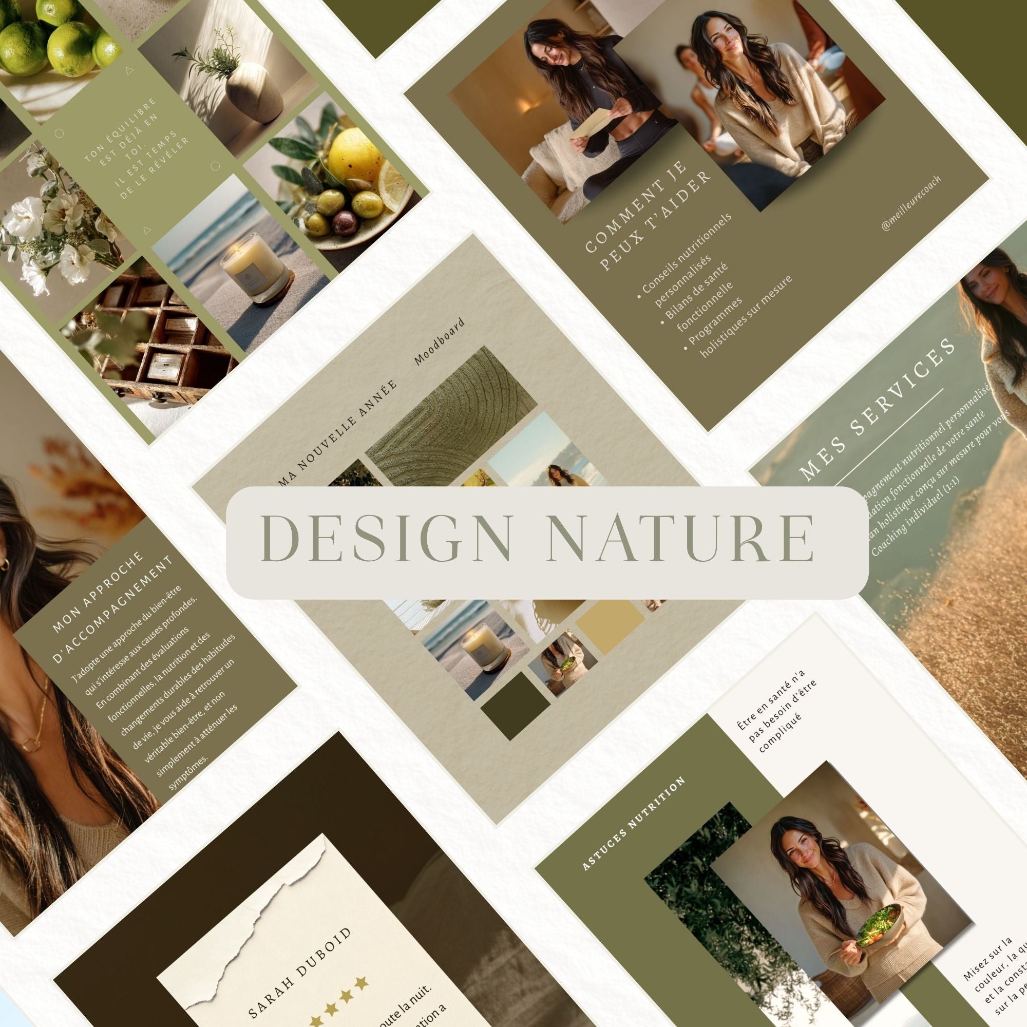 43 Templates Élégants | Modèle Instagram 4:5 | Canva en Français | Carrousel Personnalisable | Digital Download